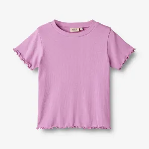 T-Shirt S/S Irene - iris Wheat