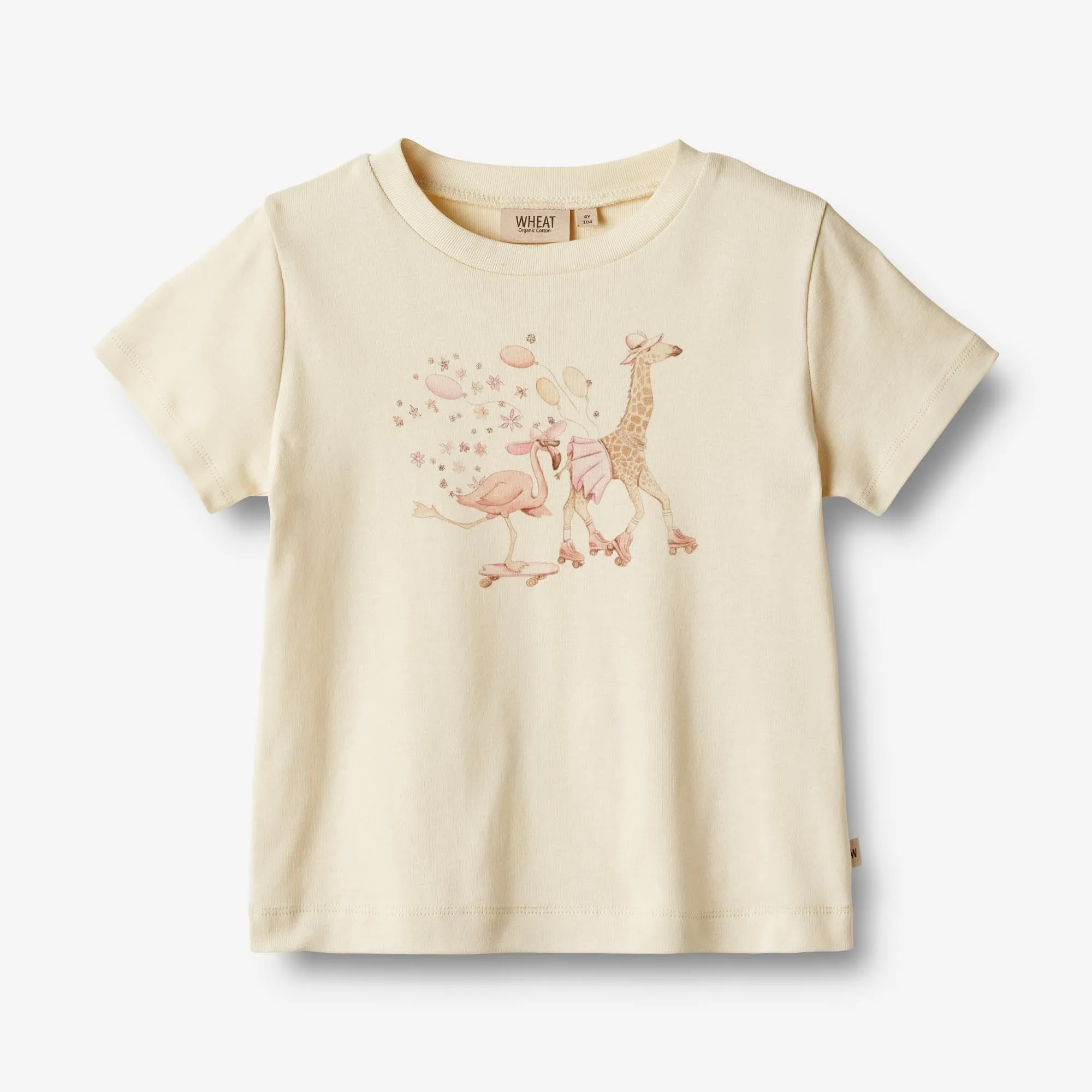 T-Shirt S/S Tessa - shell Wheat