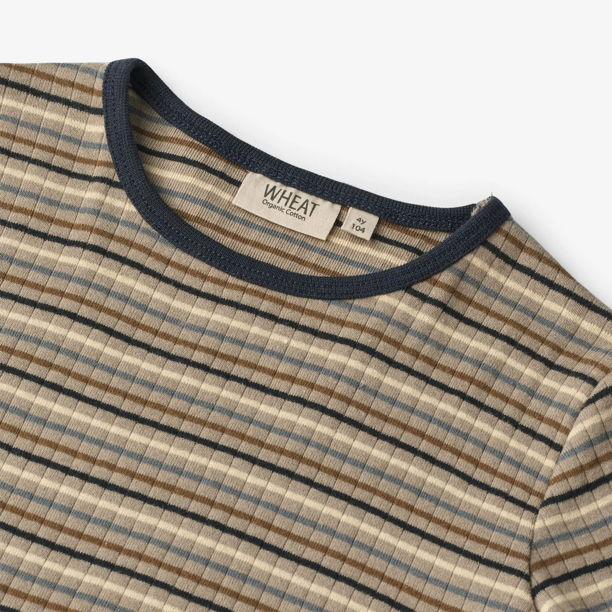 T-Shirt Stig - multi stripe Wheat