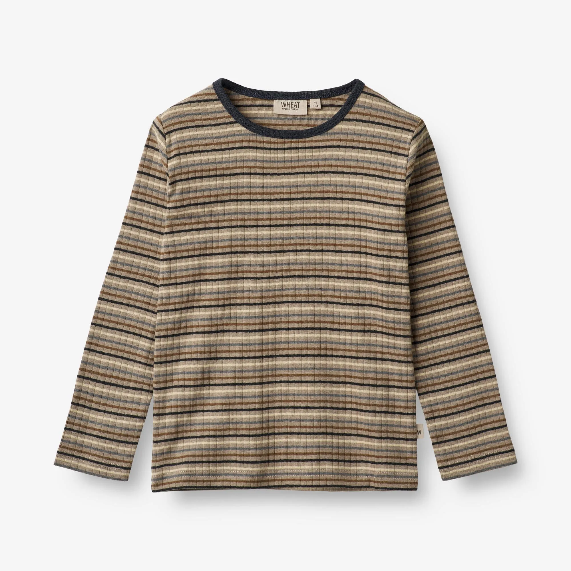 T-Shirt Stig - multi stripe Wheat