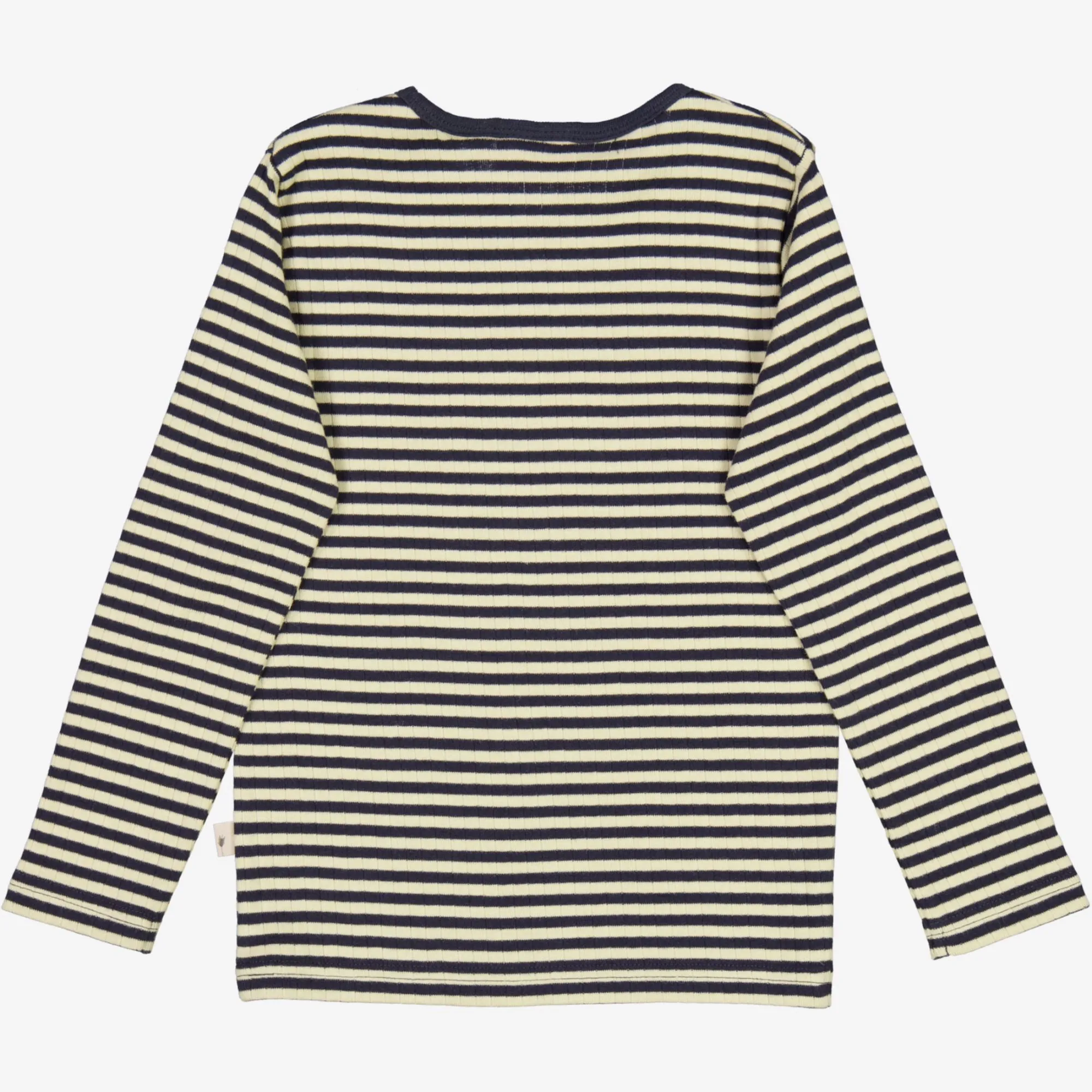 T-Shirt Striped LS - midnight stripe Wheat