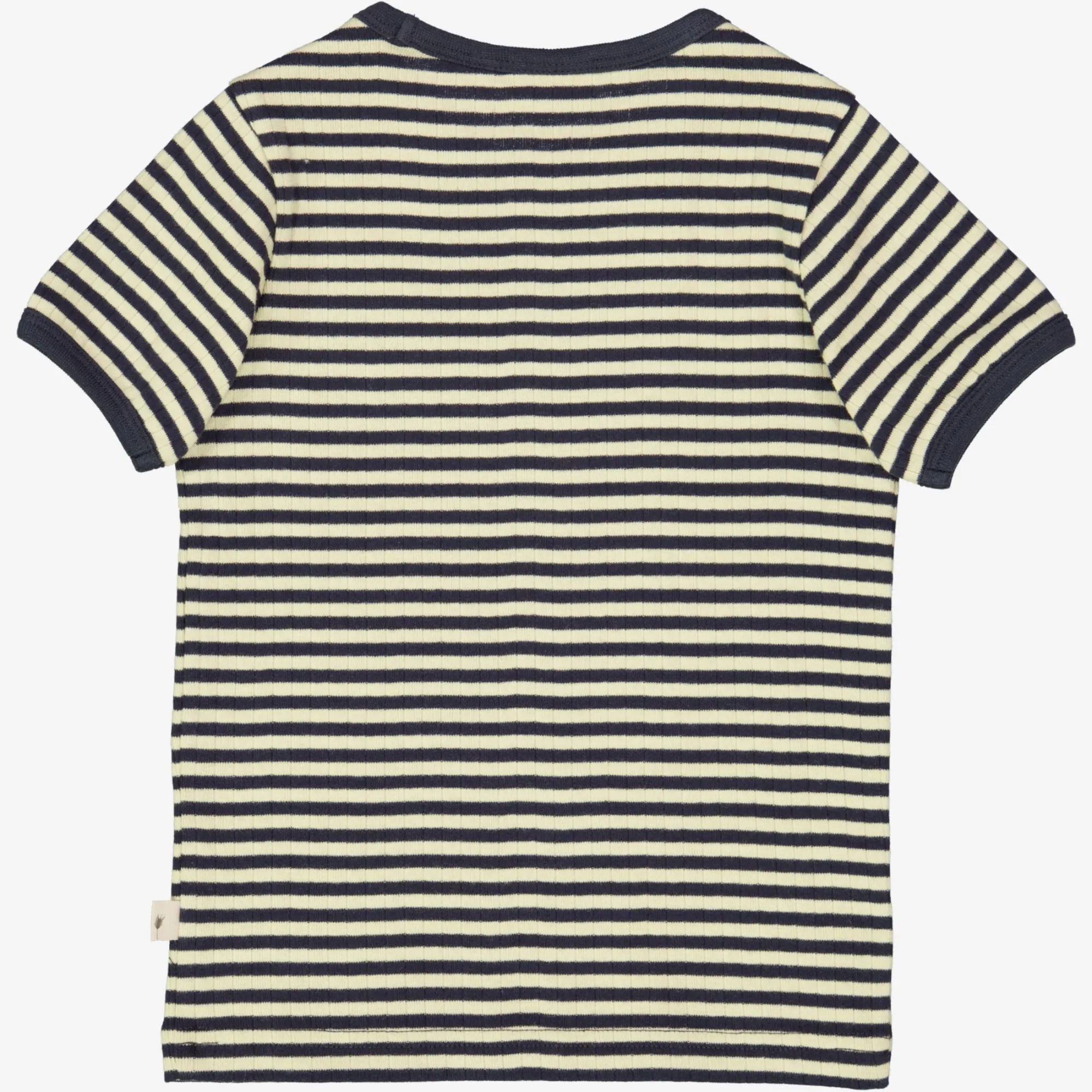 T-Shirt Surfcrab Badge - midnight stripe Wheat