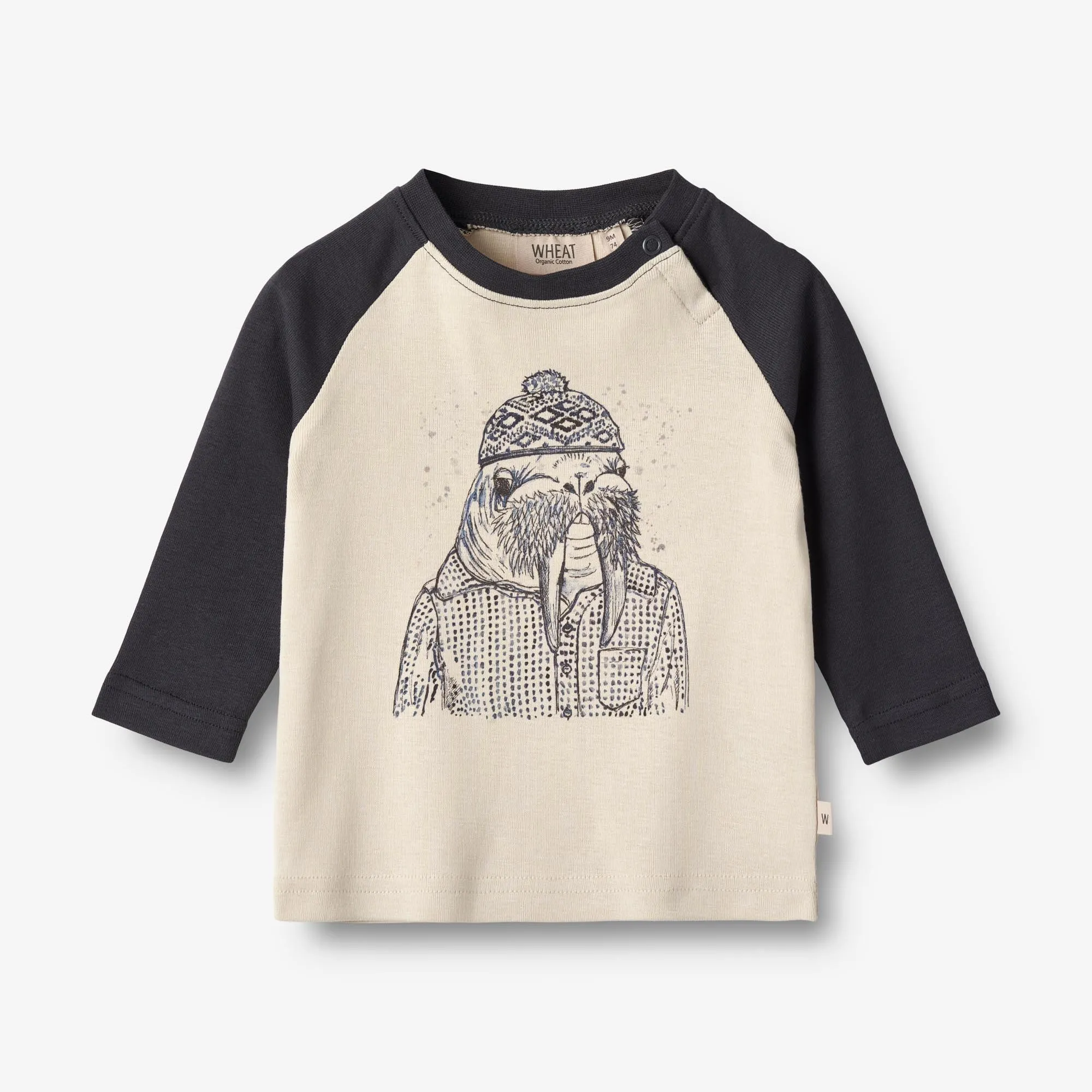 T-Shirt Walrus | Baby - navy Wheat