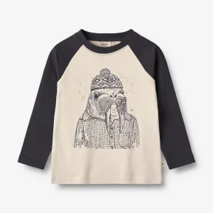 T-Shirt Walrus - navy Wheat