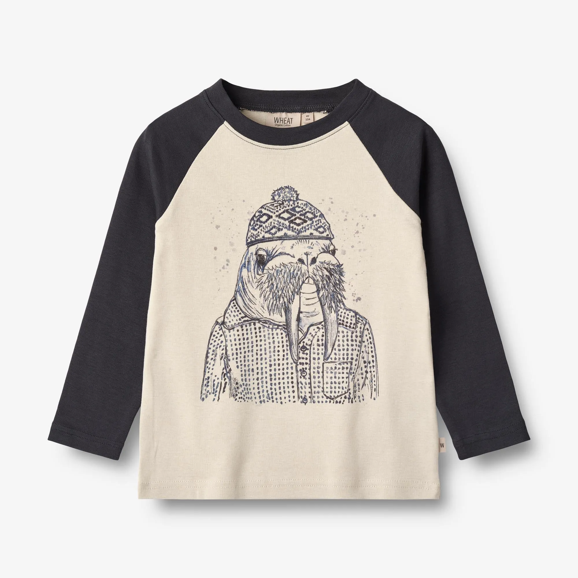 T-Shirt Walrus - navy Wheat