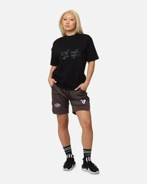 The Anti Order Future Racing Basketball Shorts Dark Brown