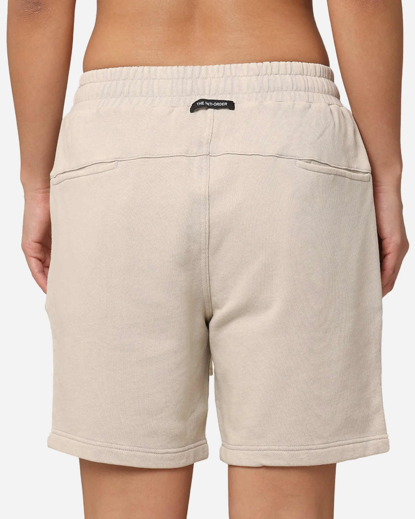 The Anti Order Hyphen Sweat Shorts Washed Stone