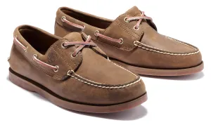 Timberland 1001R Classic 2 Eye Mens Leather Boat Shoe