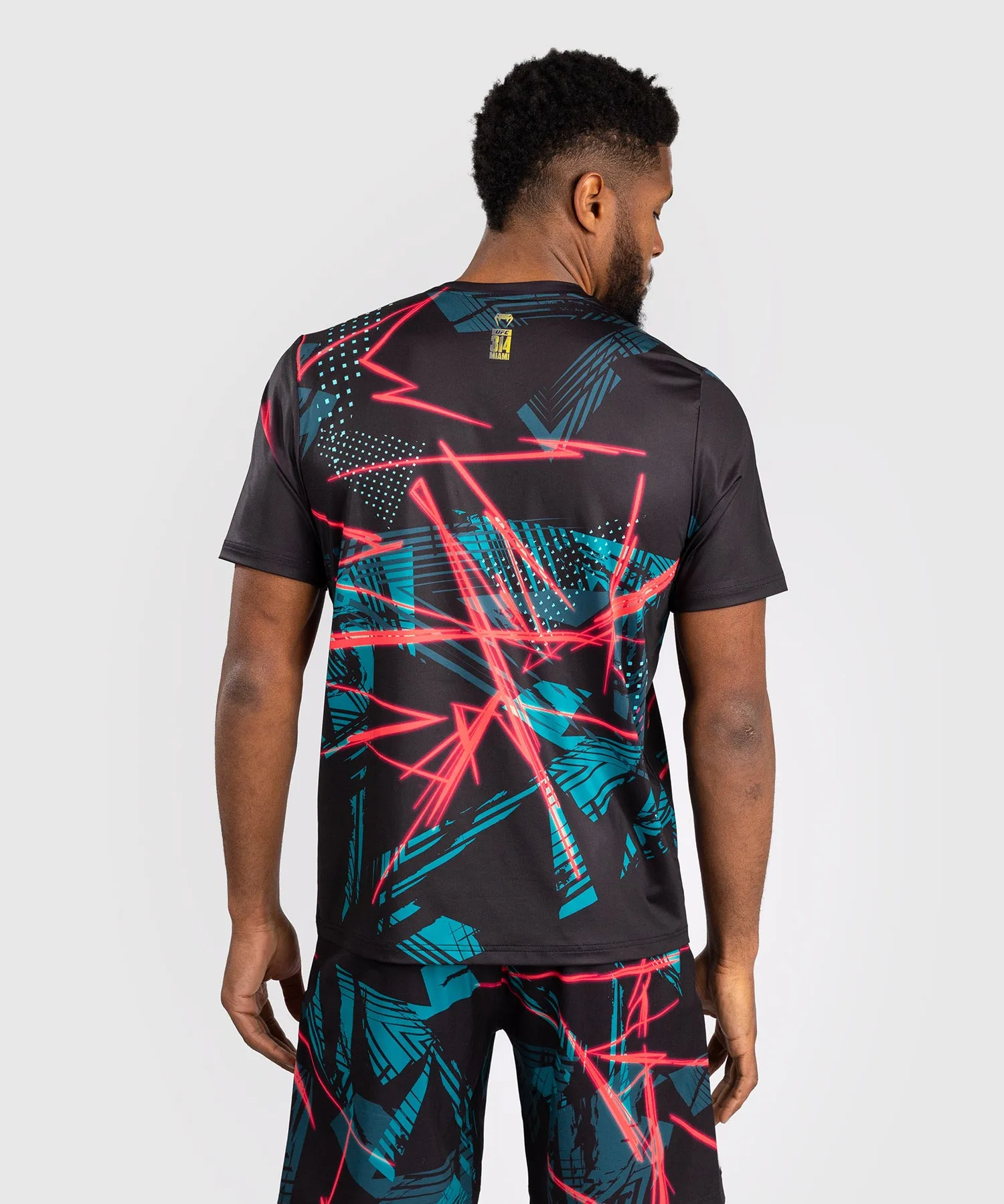 UFC Fusion By Venum Miami Edition Fight Week Men’s Dry-Tech T-Shirt - Black