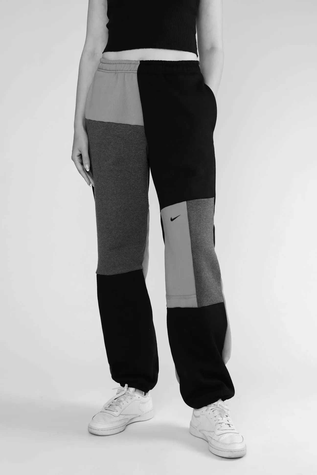 Unisex Rework North Face Patchwork Sweatpants - XS Frankie