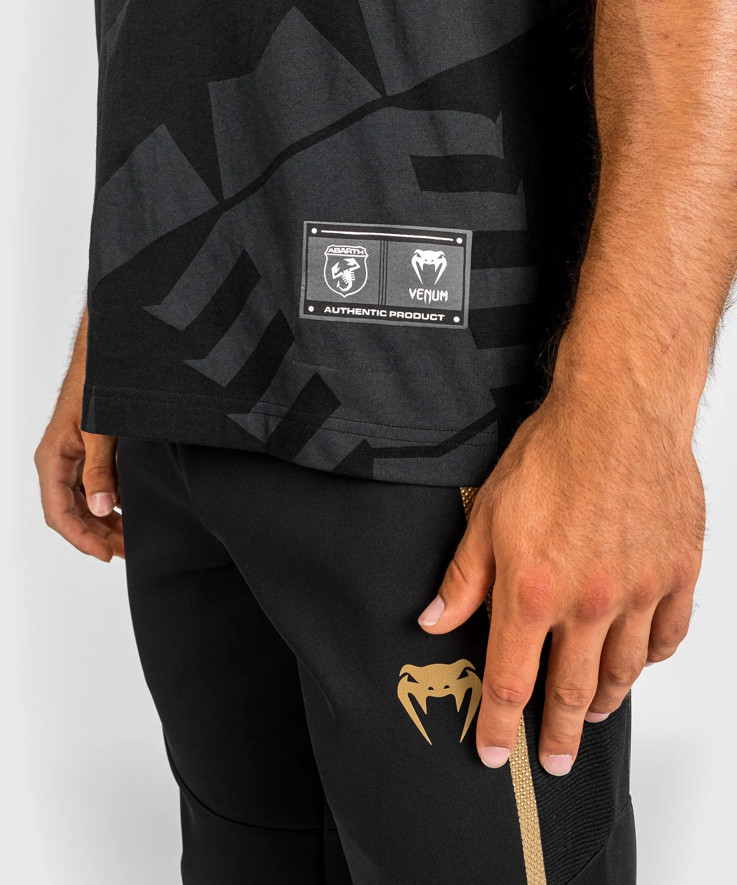 Venum Abarth #1 T-Shirt - Black/Gold
