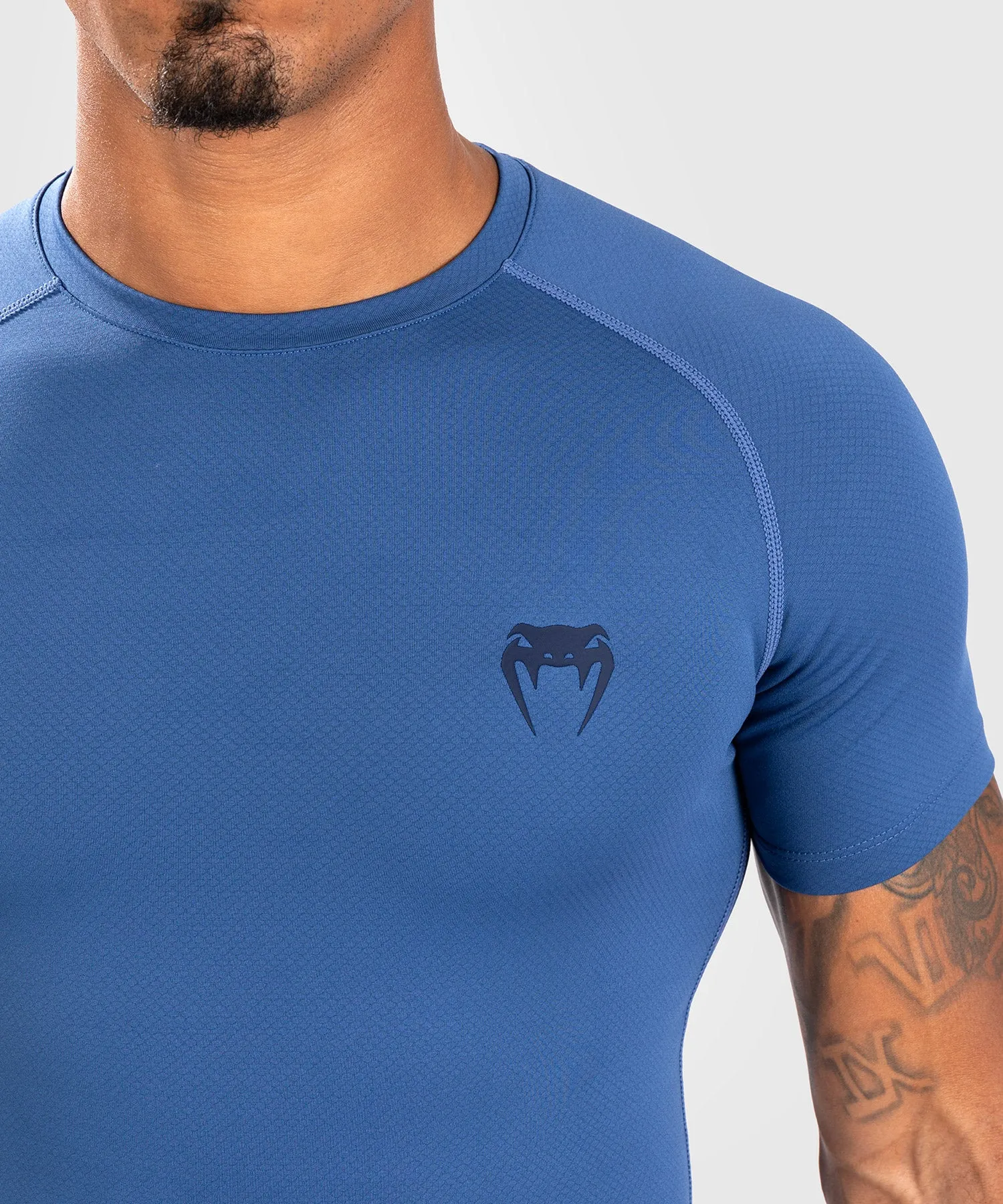 Venum Contender Men’s Short Sleeve Rashguard - Blue