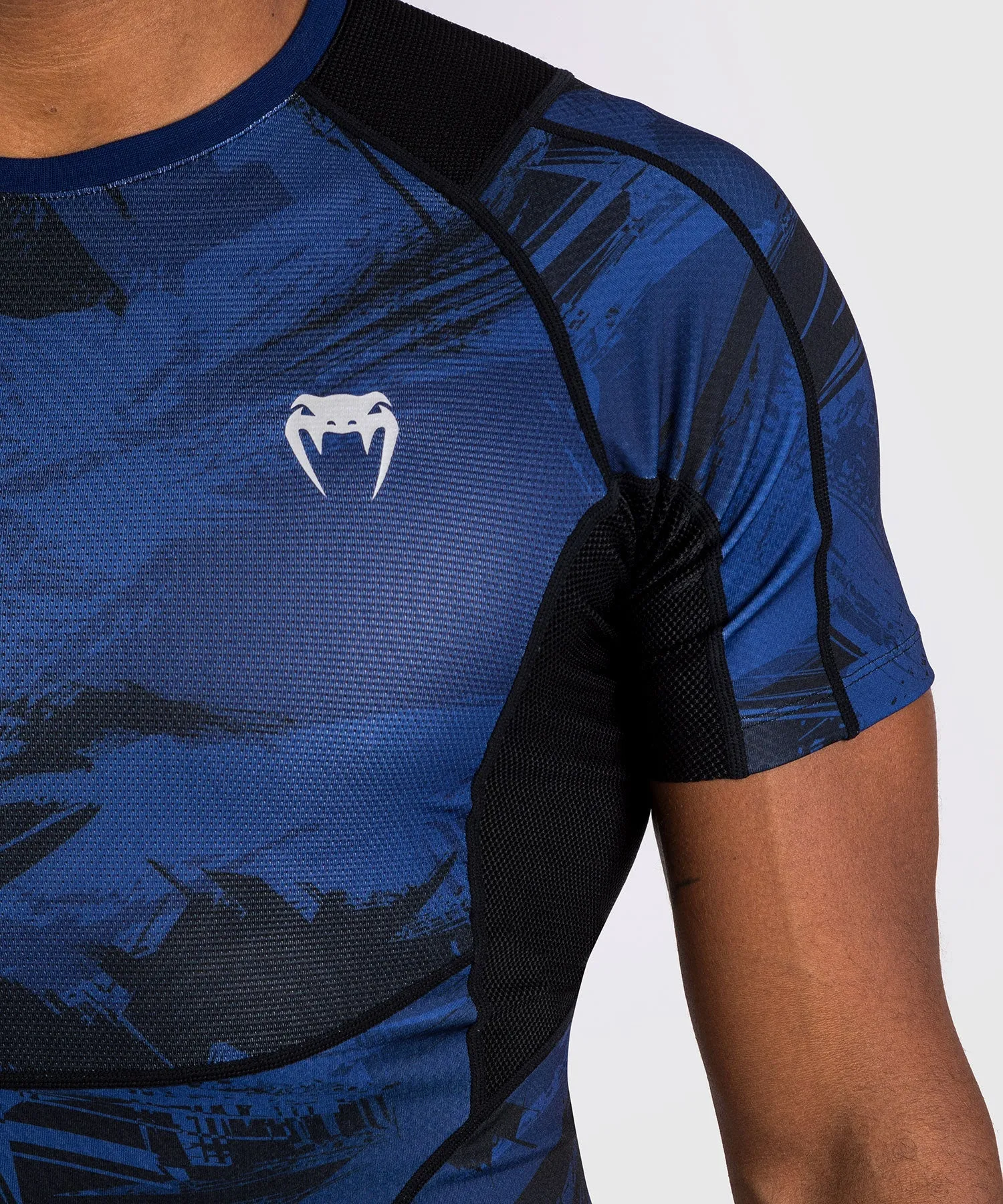 Venum Electron 3.0  Short Sleeve Rashguard - Navy