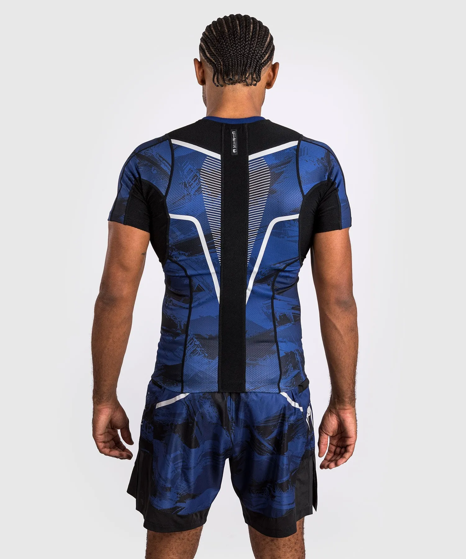 Venum Electron 3.0  Short Sleeve Rashguard - Navy
