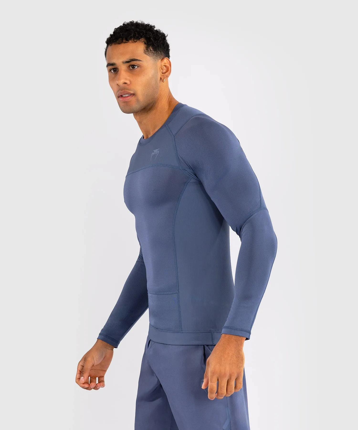 Venum G-Fit Air Men's Long Sleeve Rashguard - Foggy Blue