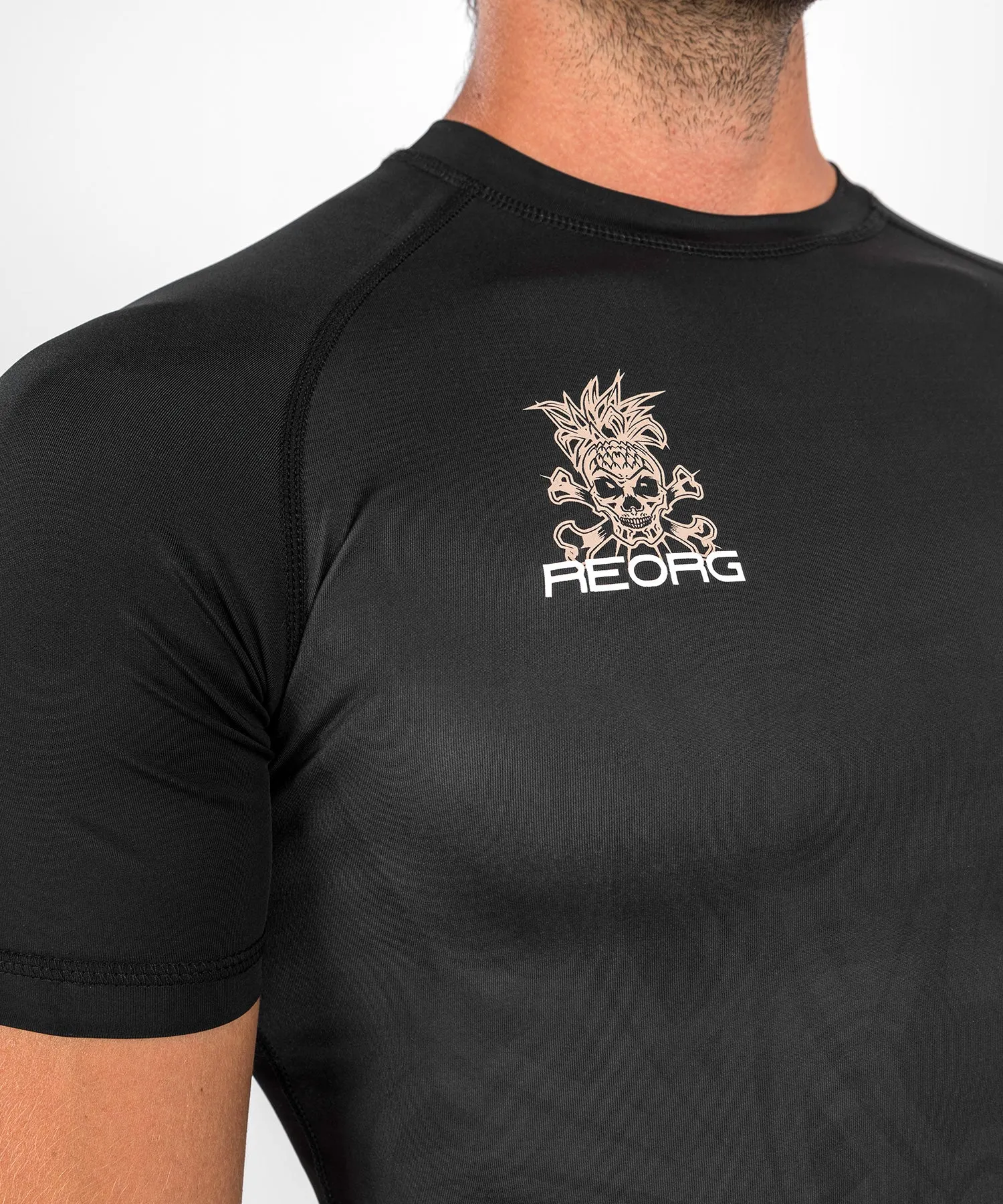 Venum Reorg Rashguard - Short Sleeves - Black