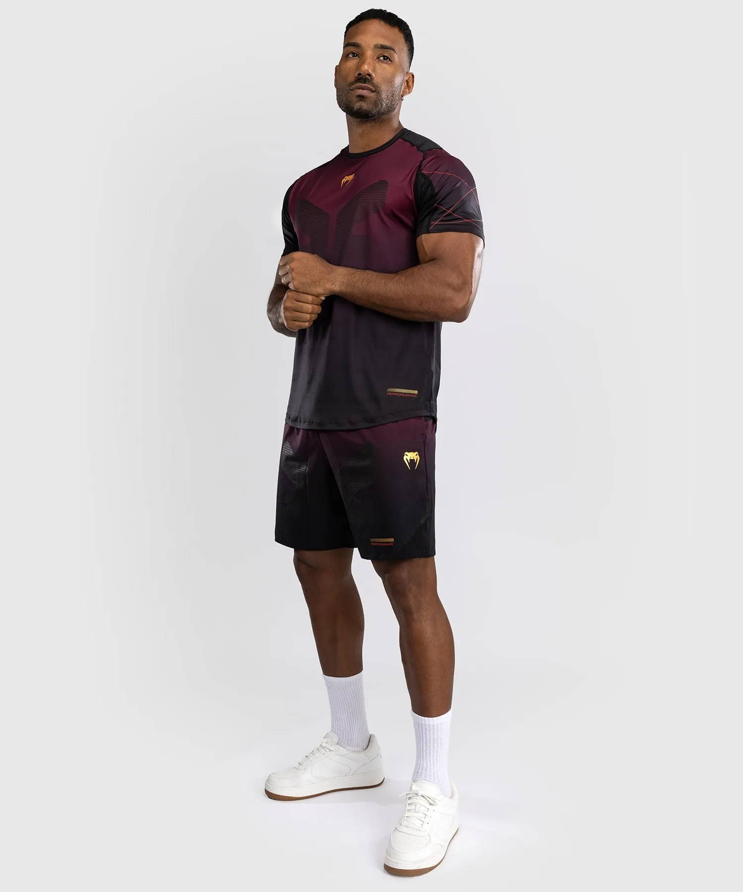 Venum Tactical XT Dry tech T-shirt - Black/Burgundy/Gold