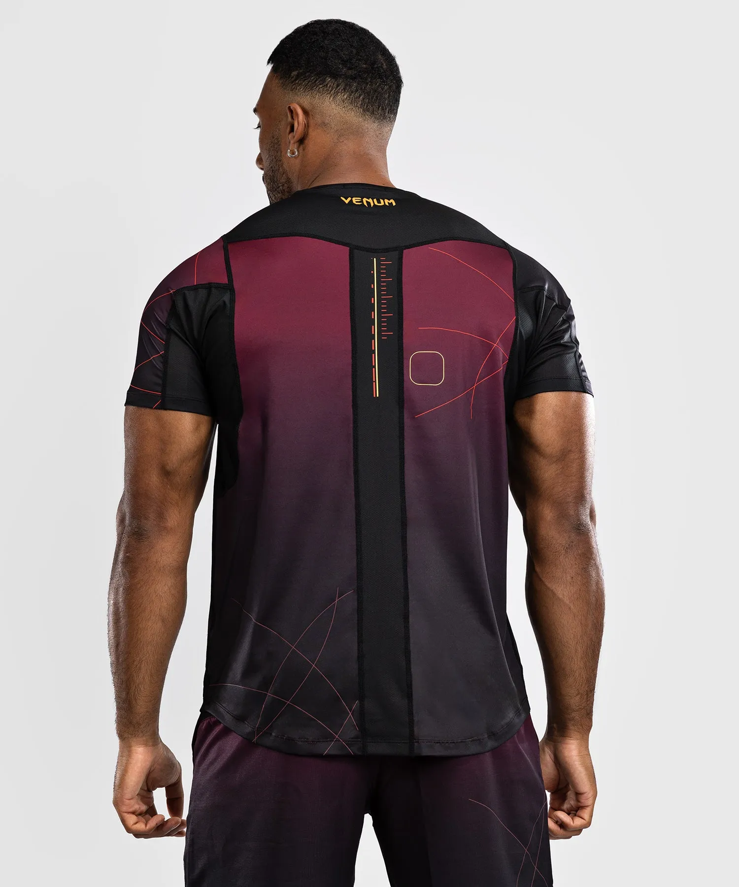 Venum Tactical XT Dry tech T-shirt - Black/Burgundy/Gold